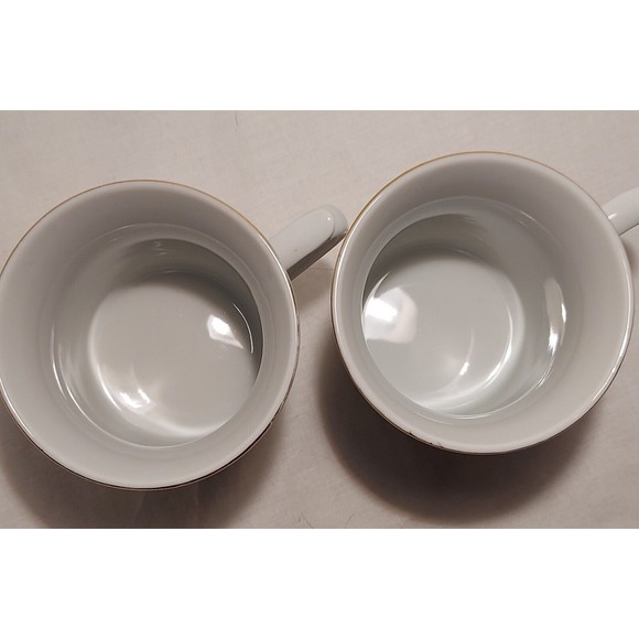 2 Forget Me Nots And Ribbons by Mary Mugg Coffee Tea Cup Mug Vintage Enesco 1980 - Picture 4 of 14